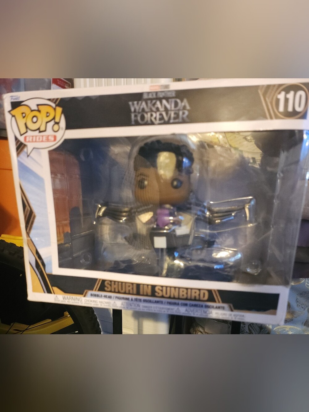 Funko Pop! Rides Shuri in Sunbird - Black, Gold, Purple